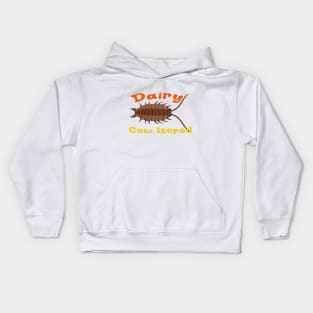 Dairy cow isopod Kids Hoodie